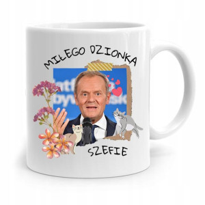 Kubek Donald Tusk Po Platforma Miłego Dzionka