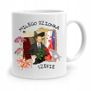 Kubek Donald Tusk Po Platforma Miłego Dzionka