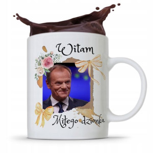 Kubek Donald Tusk Po Platforma Miłego Dzionka