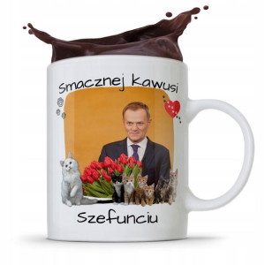 Kubek Donald Tusk Po Platforma Smacznej Kawusi