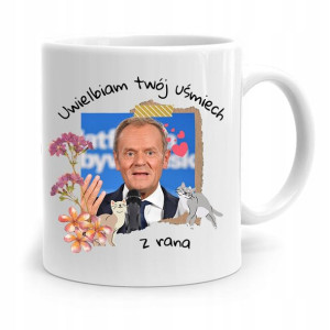 Kubek Donald Tusk Po Platforma Uśmiech Z Rana