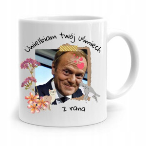 Kubek Donald Tusk Po Platforma Uśmiech Z Rana