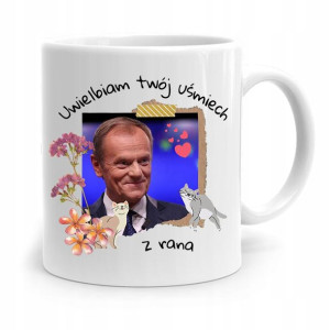 Kubek Donald Tusk Po Platforma Uśmiech Z Rana