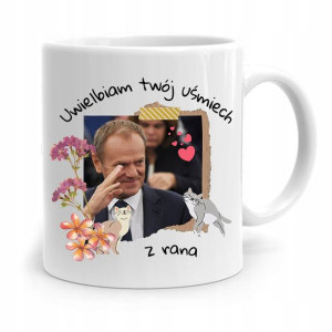 Kubek Donald Tusk Po Platforma Uśmiech Z Rana