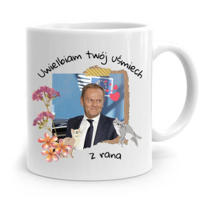 Kubek Donald Tusk Po Platforma Uśmiech Z Rana