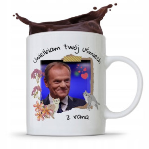 Kubek Donald Tusk Po Platforma Uśmiech Z Rana