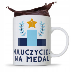 Kubek Dzień Nauczyciela Nauczyciel Na Medal