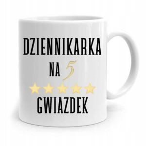 Kubek Dziennikarza Reportera Dziennikarka Na 5