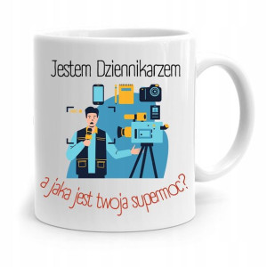 Kubek Dziennikarza Reportera Jestem Dziennikarzem