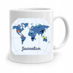Kubek Dziennikarza Reportera Jurnalism Prezent