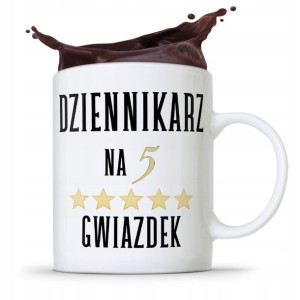 Kubek Dziennikarza Reportera Na 5 Gwiazdek