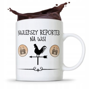 Kubek Dziennikarza Reportera Najlepszy Na Wsi