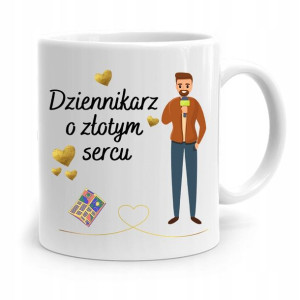 Kubek Dziennikarza Reportera O Złotym Sercu