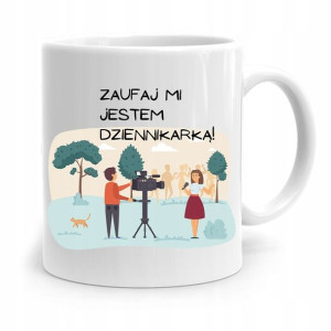Kubek Dziennikarza Reportera Zaufaj Mi! Prezent