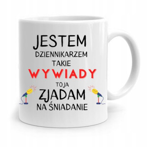 Kubek Dziennikarza Reportera Zjadam Na Śniadanie
