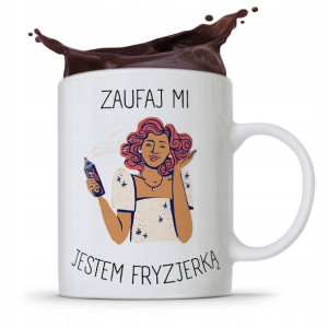 Kubek Fryzjera Zaufaj Mi Jestem Fryzjerką Prezent