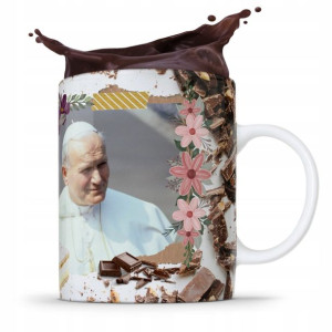 Kubek Fullprint Prezent Papież Jak Paweł Ii Papaj