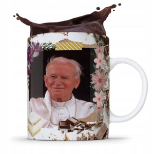 Kubek Fullprint Prezent Papież Jak Paweł Ii Papaj