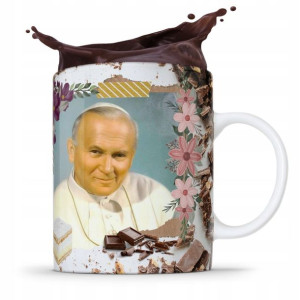Kubek Fullprint Prezent Papież Jak Paweł Ii Papaj