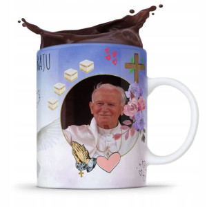 Kubek Fullprint Prezent Papież Jak Paweł Ii Papaj