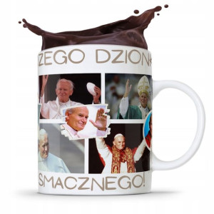 Kubek Fullprint Prezent Papież Jak Paweł Ii Papaj