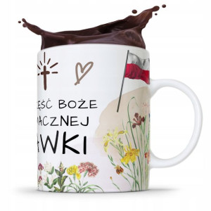 Kubek Fullprint Prezent Papież Jak Paweł Ii Papaj