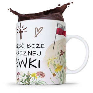 Kubek Fullprint Prezent Papież Jak Paweł Ii Papaj