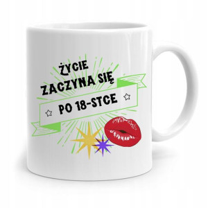 Kubek Idealny Prezent Na Urodziny 18 18te 18-te