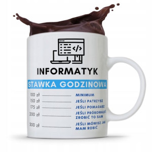 Kubek Informatyka Programisty Stawka Godzinowa