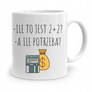 Kubek Księgowej Księgowego Ile To Jest 2+2?