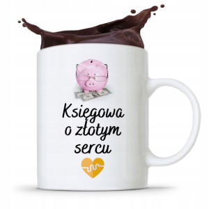 Kubek Księgowej Księgowego Księgowa O Złotym Sercu