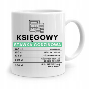 Kubek Księgowej Księgowego Stawka Godzinowa