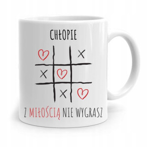 Kubek Na Dzień Chłopaka Z Miłością Nie Wygrasz