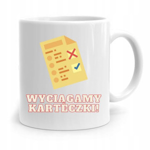 Kubek Na Dzień Nauczyciela Wyciągamy Karteczki