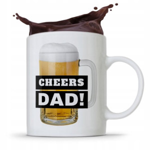 Kubek Na Dzień Ojca Dla Taty Cheers Dad! Prezent