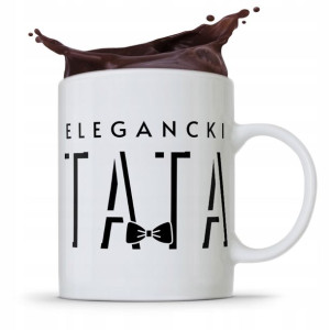 Kubek Na Dzień Ojca Dla Taty Elegancki Tata