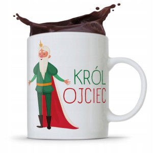 Kubek Na Dzień Ojca Dla Taty Król Ojciec Prezent