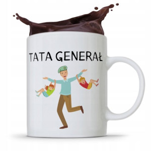 Kubek Na Dzień Ojca Dla Taty Tata Generał Prezent