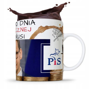 Kubek Politycy Mateusz Morawiecki Pis Podatki