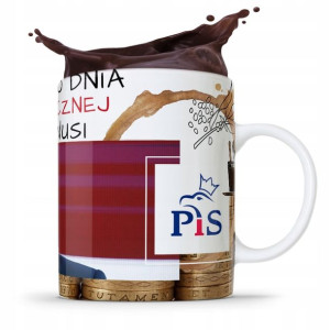Kubek Politycy Mateusz Morawiecki Pis Podatki