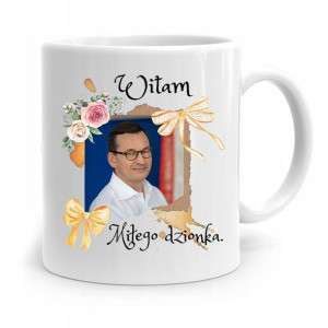 Kubek Politycy Premier Mateusz Morawiecki Pis