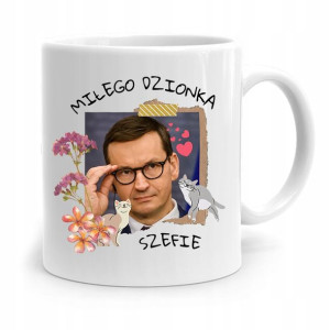 Kubek Politycy Premier Mateusz Morawiecki Pis