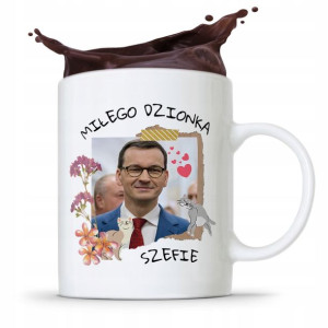 Kubek Politycy Premier Mateusz Morawiecki Pis