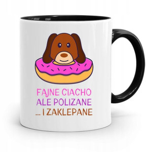 Kubek Prezent Czarny Dla Chłopaka Fajne Ciacho