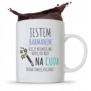 Kubek Prezent Dla Barmana Barmanki Jestem Barmanem