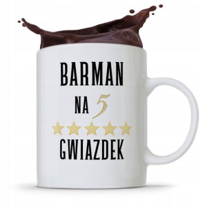 Kubek Prezent Dla Barmana Barmanki Na Pieć