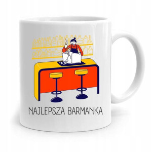 Kubek Prezent Dla Barmana Najlepsza Barmanka