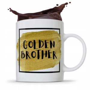 Kubek Prezent Dla Brata Braciszka Golden Brother
