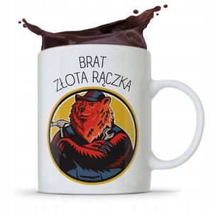 Kubek Prezent Dla Brata Brat Złota Rączka