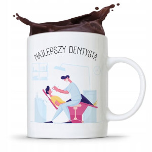 Kubek Prezent Dla Dentysty Gotowy By Pomagać